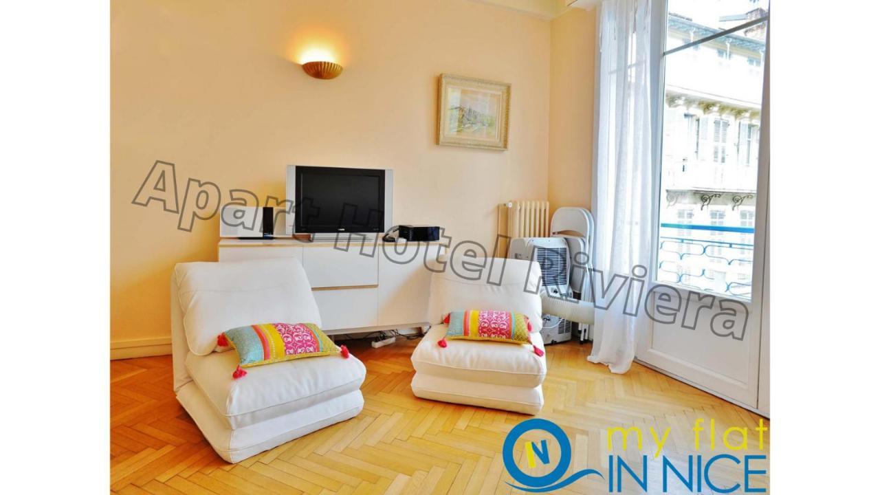 Aparthotel Riviera - Hyper Centre Ville - Studio Superieur Ac Avec Balcon Et Apercu Mer - Balcon Massenet 1 Nicea Zewnętrze zdjęcie