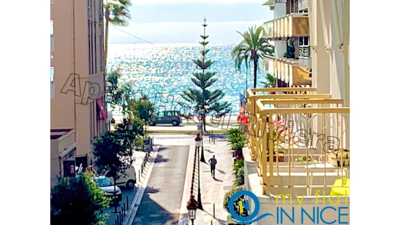 Aparthotel Riviera - Hyper Centre Ville - Studio Superieur Ac Avec Balcon Et Apercu Mer - Balcon Massenet 1 Nicea Zewnętrze zdjęcie