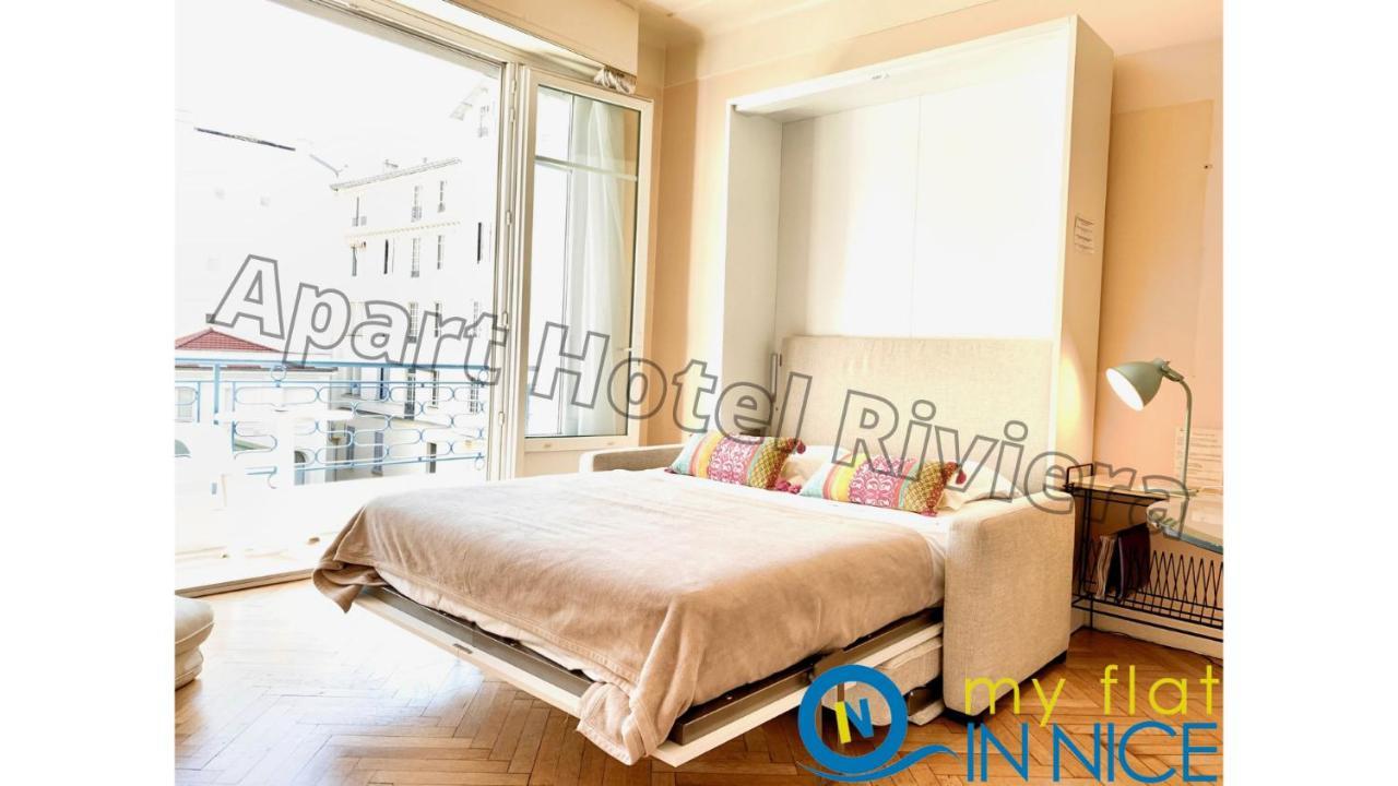 Aparthotel Riviera - Hyper Centre Ville - Studio Superieur Ac Avec Balcon Et Apercu Mer - Balcon Massenet 1 Nicea Zewnętrze zdjęcie