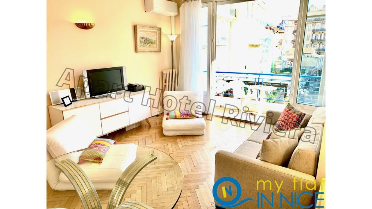 Aparthotel Riviera - Hyper Centre Ville - Studio Superieur Ac Avec Balcon Et Apercu Mer - Balcon Massenet 1 Nicea Zewnętrze zdjęcie